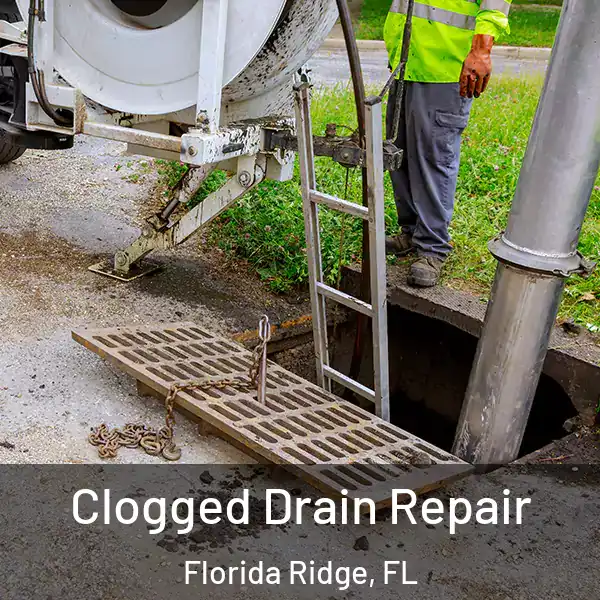  Clogged Drain Repair Florida Ridge, FL