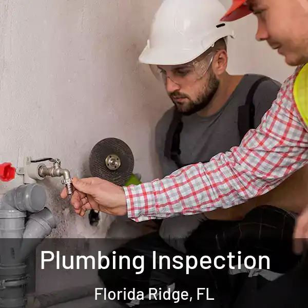  Plumbing Inspection Florida Ridge, FL